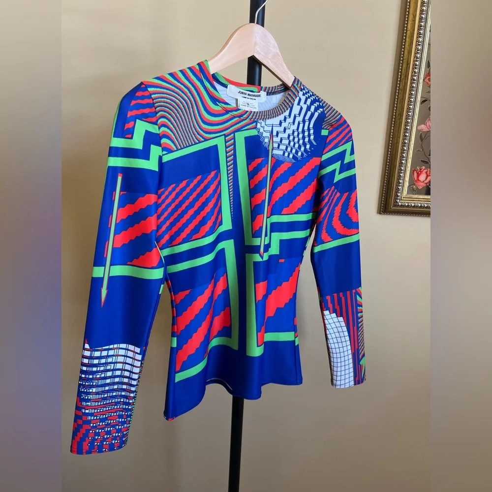 Junya Watanabe Top for Comme des Garcons Long Sleeves Multicolor Size M - Picture 3 of 14
